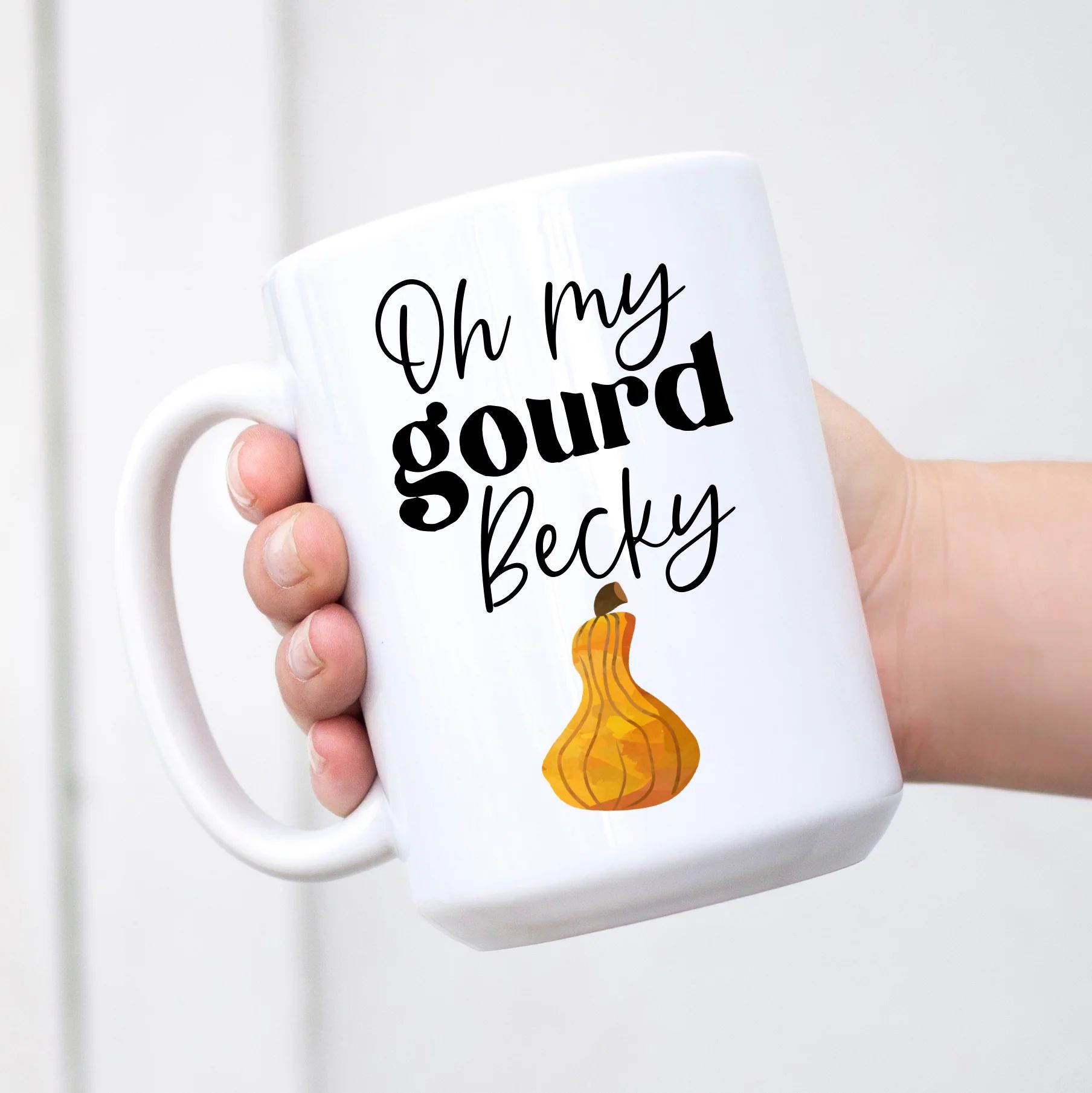 Oh My Gourd Becky Mug | Sweet Mint Handmade Goods