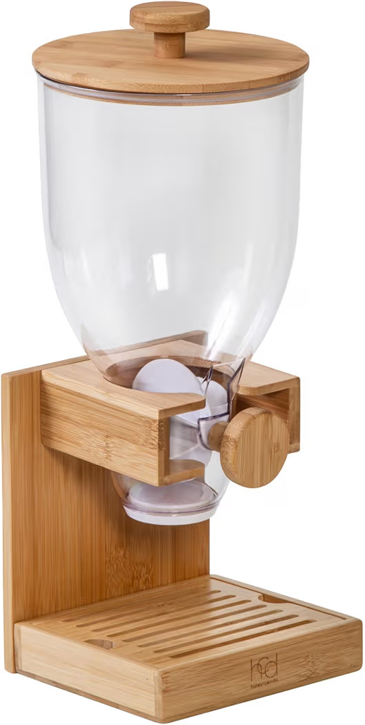 Honey Can Do Bamboo Cereal Dispenser, Natural KCH-09385 Natural, 17.5 oz | Amazon (US)