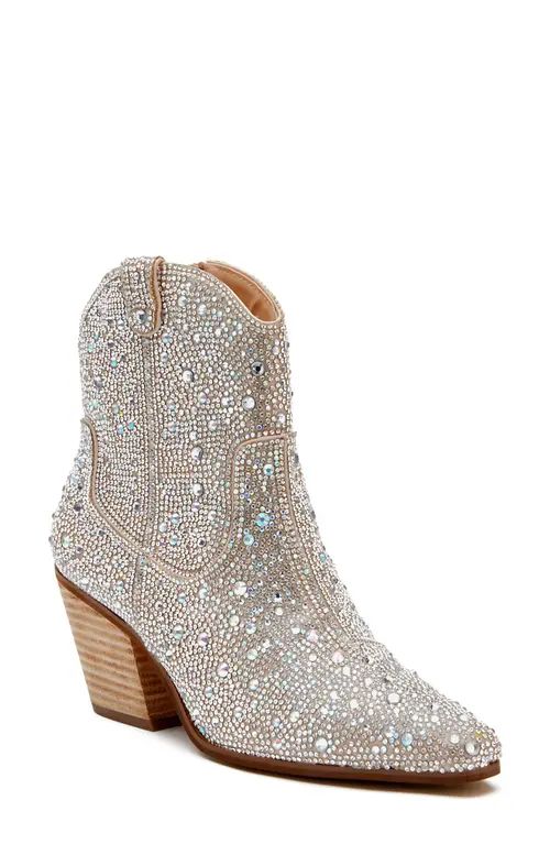 Matisse Harlow Bootie in Clear Rhinestone at Nordstrom, Size 6.5 | Nordstrom