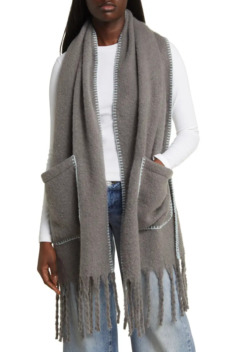 BP. Whipstitch Fringe Scarf | Nordstrom | Nordstrom