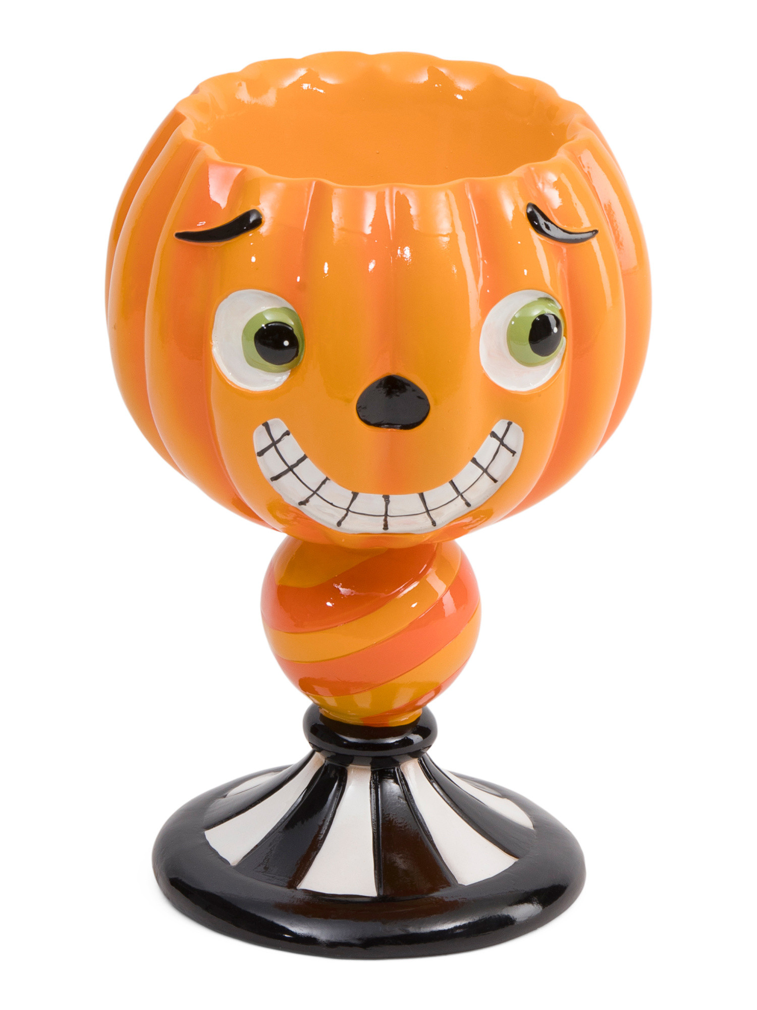 Pumpkin Face Candy Bowl On Pedestal | Halloween | Marshalls | Marshalls