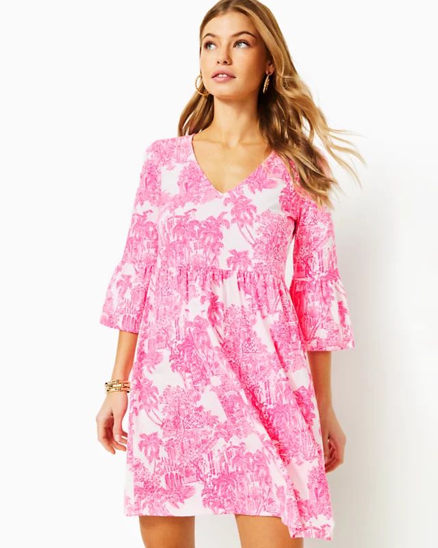 Jannie V-Neck Cotton Dress | Lilly Pulitzer