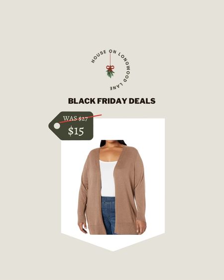 Black Friday Deals! Get this Women's Lightweight Open-Front Cardigan Sweater for only $15, save 45% off regular price. Cute gift for a Holiday Outfit! #BlackFriday

#LTKfit #LTKHoliday #LTKsalealert