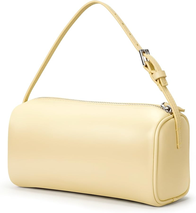 Hobo Crossbody Bags For Women,Vegan Leather Barrel Bag For Ladies,Designer Mini Pruse With Adjust... | Amazon (US)