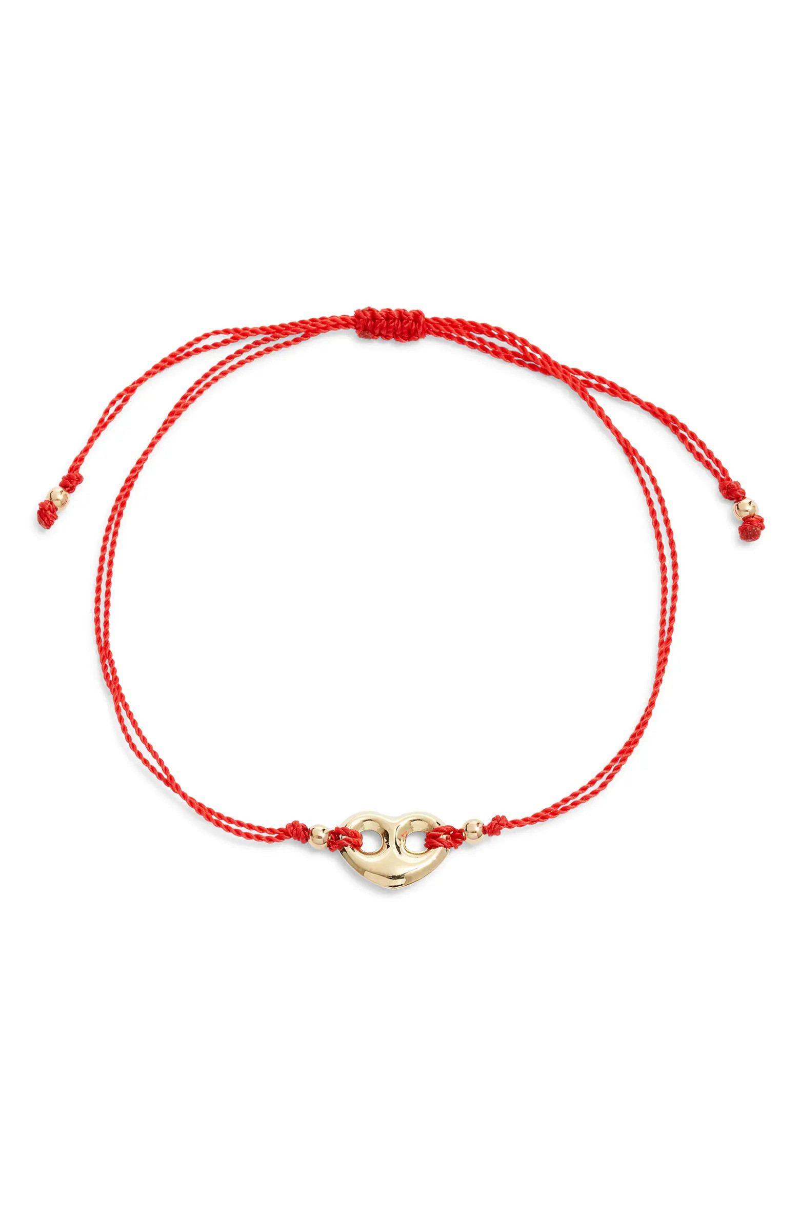 Zoë Chicco Medium Puffed Mariner Heart Bracelet | Nordstrom | Nordstrom