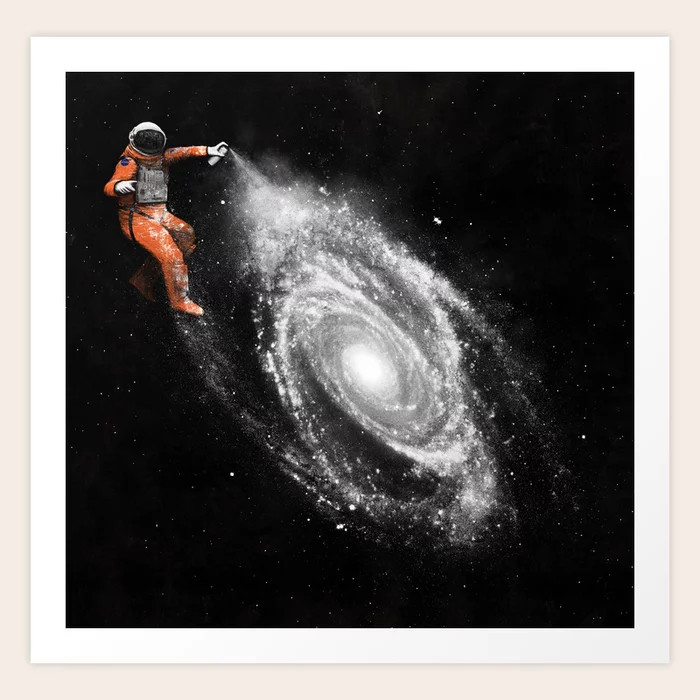 Space Art Art Print | Society6