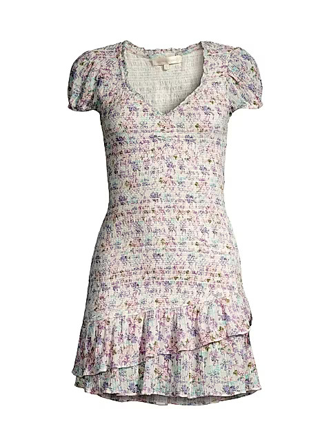 Trevor Floral Minidress | Saks Fifth Avenue