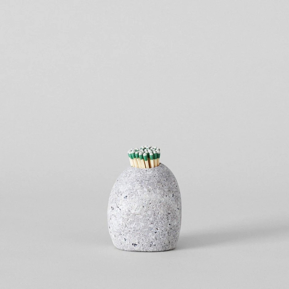 Beach Stone Match Striker | Organic Vases & Decor | Bloomist | Bloomist, Inc