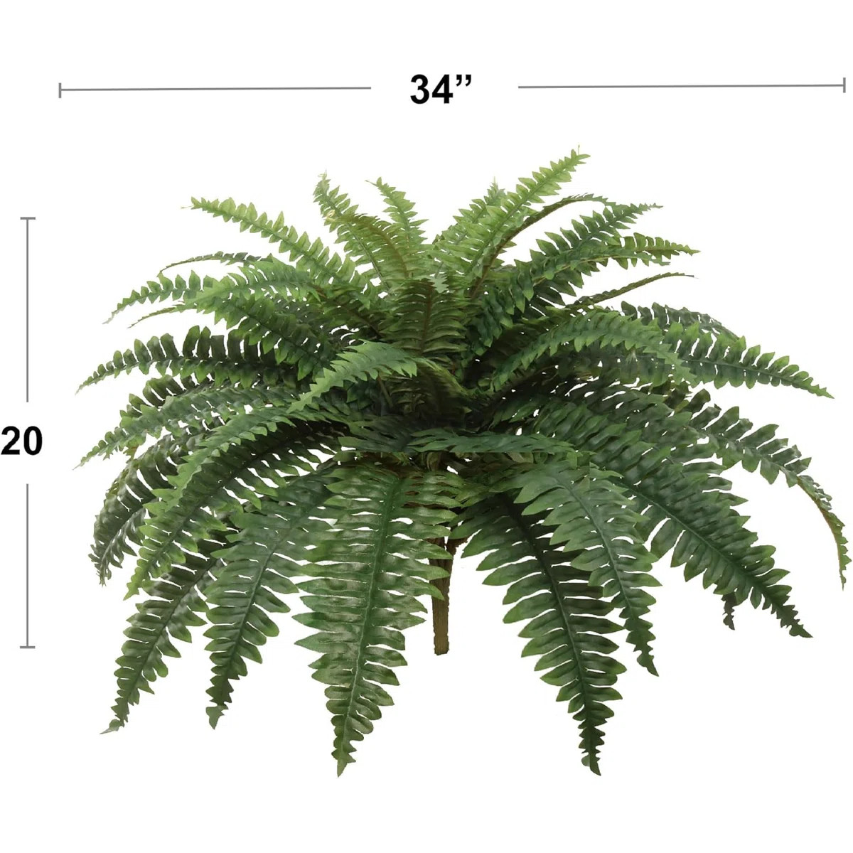 Faux Fern Plant (Set of 4) | Wayfair North America