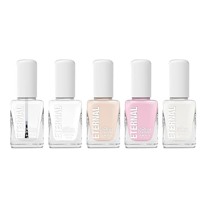 Eternal 5 Collection – 5 Pieces Set: Long Lasting, Quick Dry, Bright, Nude or Sheer Nail Polish... | Amazon (US)