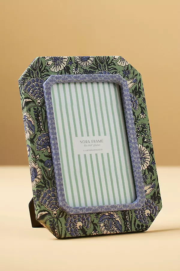 Nora Printed Fabric Picture Frame | Anthropologie (US)
