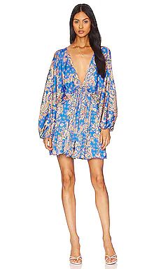 Free People Printed Arzel Mini Dress in Botanical Combo from Revolve.com | Revolve Clothing (Global)