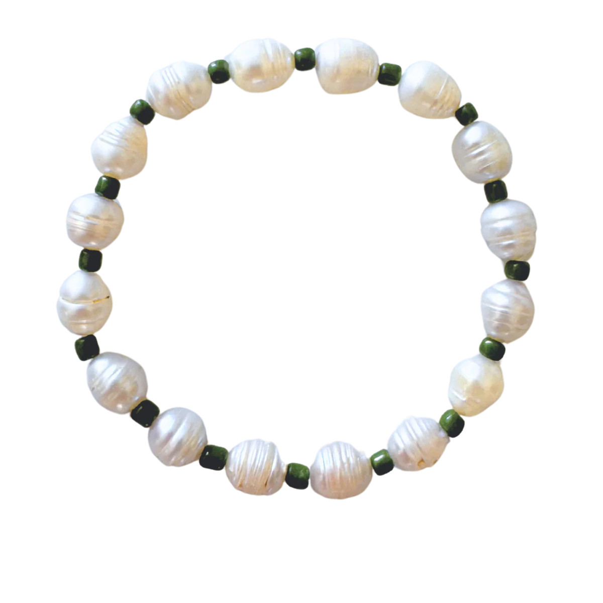 Green Pearl Anklet | Logan Tay
