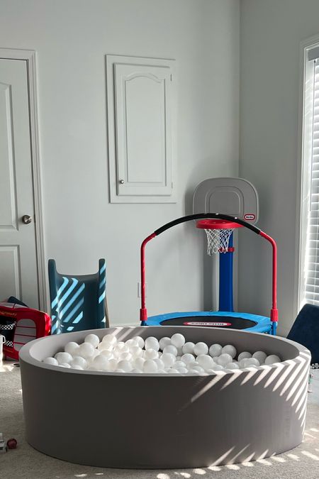 Our inflatable ball pit popped, so I ordered this foam one from Amazon and we love it! The balls are from our original pit but if you’re going on the hunt for some make sure to get the 3-inch size. Otherwise they’ll be really small and you’ll need like 1000! 

#LTKkids #LTKhome #LTKfamily