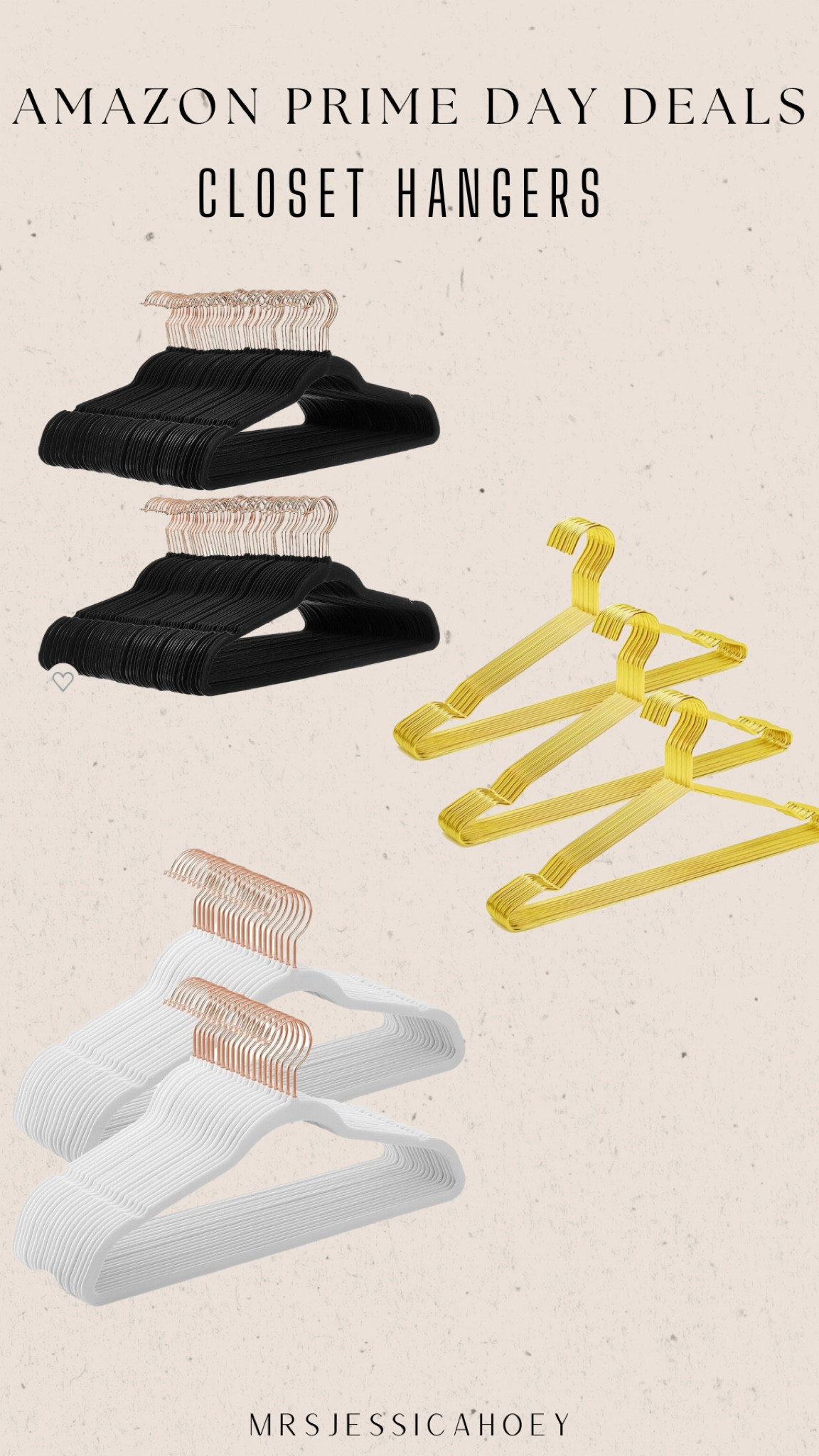 Amazon prime day. Amazon finds. Closet hangers. Velvet acrylic hangers. Silver and gold hangers. 

#LTKxPrime #LTKfindsunder50 #LTKsalealert