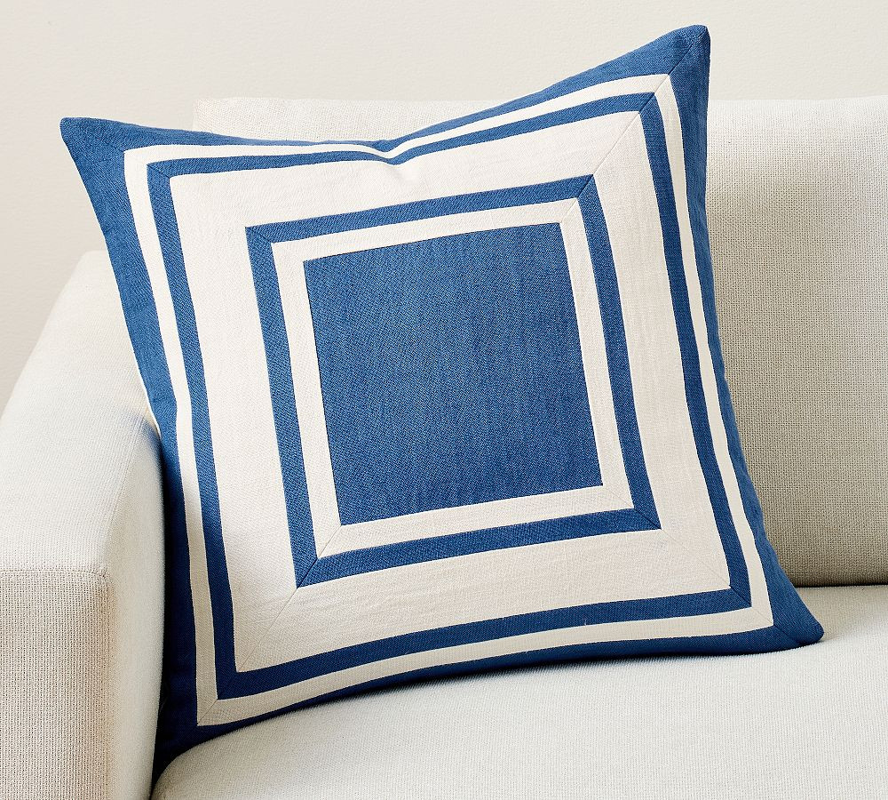 Mark D. Sikes Signature Inset Pillow | Pottery Barn (US)