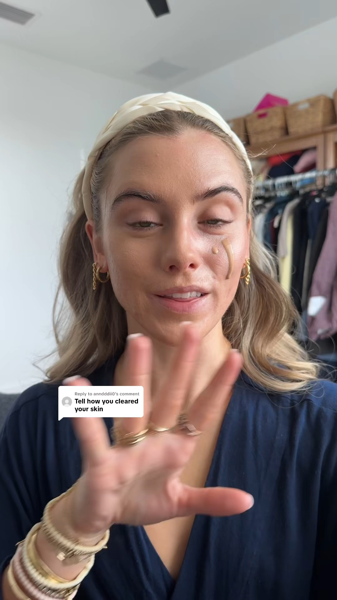 get ready with me! 😌💓 skin needs to be hydrated so bioron calendula cream and eye patches for prep before my dibs beauty LoveBeam perfector shade 2. I also recommend the erborian cc red correct for dark scarring. Natasha Denona foundation shade N6. Dibs beauty glow tour shade moondust. Haus labs glossy blush stick in glossy cinnamon. Merit beauty blush in rouge. Huda beauty duo loose powder shade cherry peach. Natasha Denona concealer shade N2. Maybelline super lock clear brow gel. Dibs beauty baked bronzer shade caramel cappuccino. Kosas baked blush shade butterflies. Huda beauty lip stain liner shade deep brown. Olehenriksen pout preserve glimmer peptide lip treatment shade glimmer crème brûlée. L’Oréal Paris 3 second setting mist setting spray. Maybelline colossal bubble mascara. Dibs beauty setting spray. Makeup by Mario lip liner shade pinky brown  

#LTKFindsUnder50 #LTKBeauty #LTKgrwm