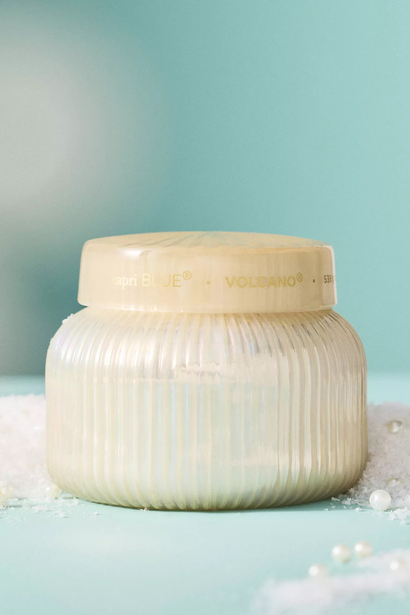 Capri Blue Volcano Glass Candle | Anthropologie (US)