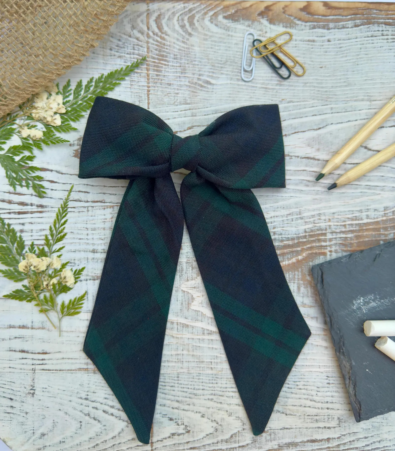 Christmas Hair Bow, Green Hair Bow, Extra-large Festival Bow, Christmas Gift Bow, Tartan Christma... | Etsy (US)