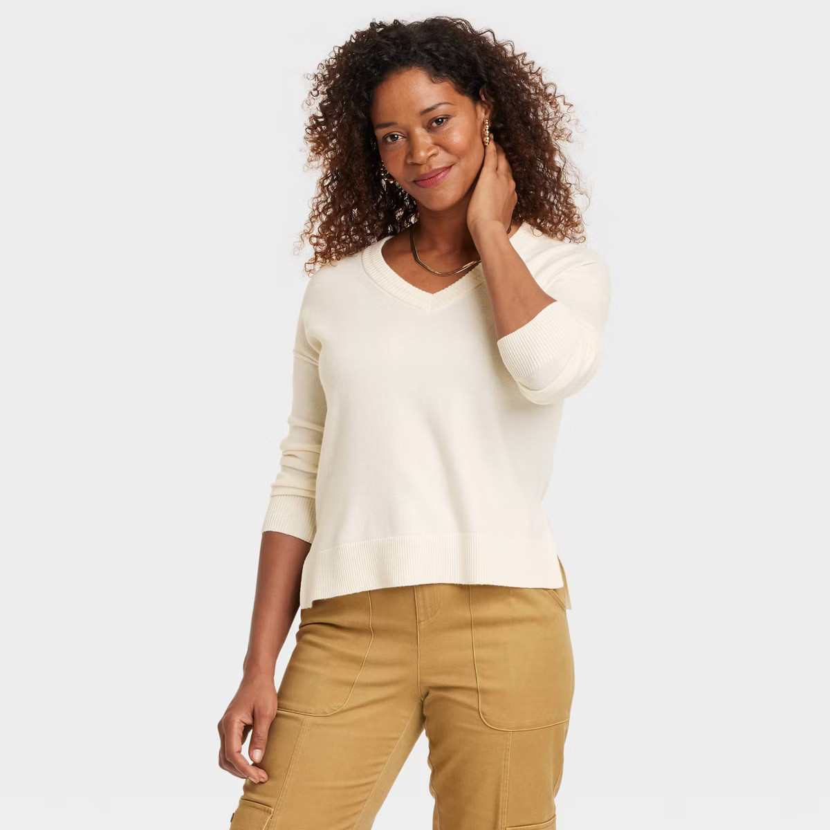 Women's V-Neck Pullover Sweater - Knox Rose™ | Target