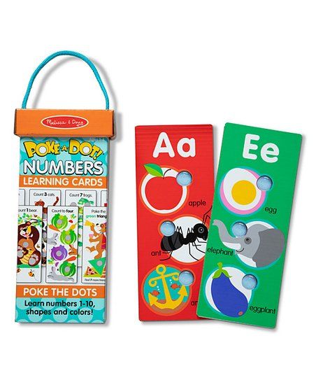 Melissa & Doug Poke-a-Dot Numbers Learning Cards | Zulily