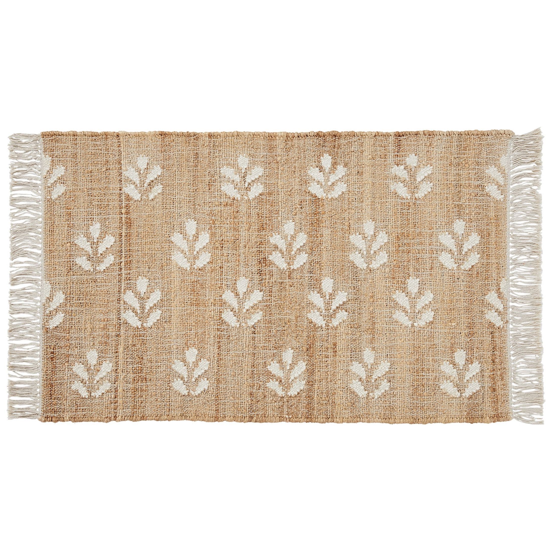 Better Homes & Gardens Floral Jute 2' x 3' Accent Rug by Dave & Jenny Marrs | Walmart (US)