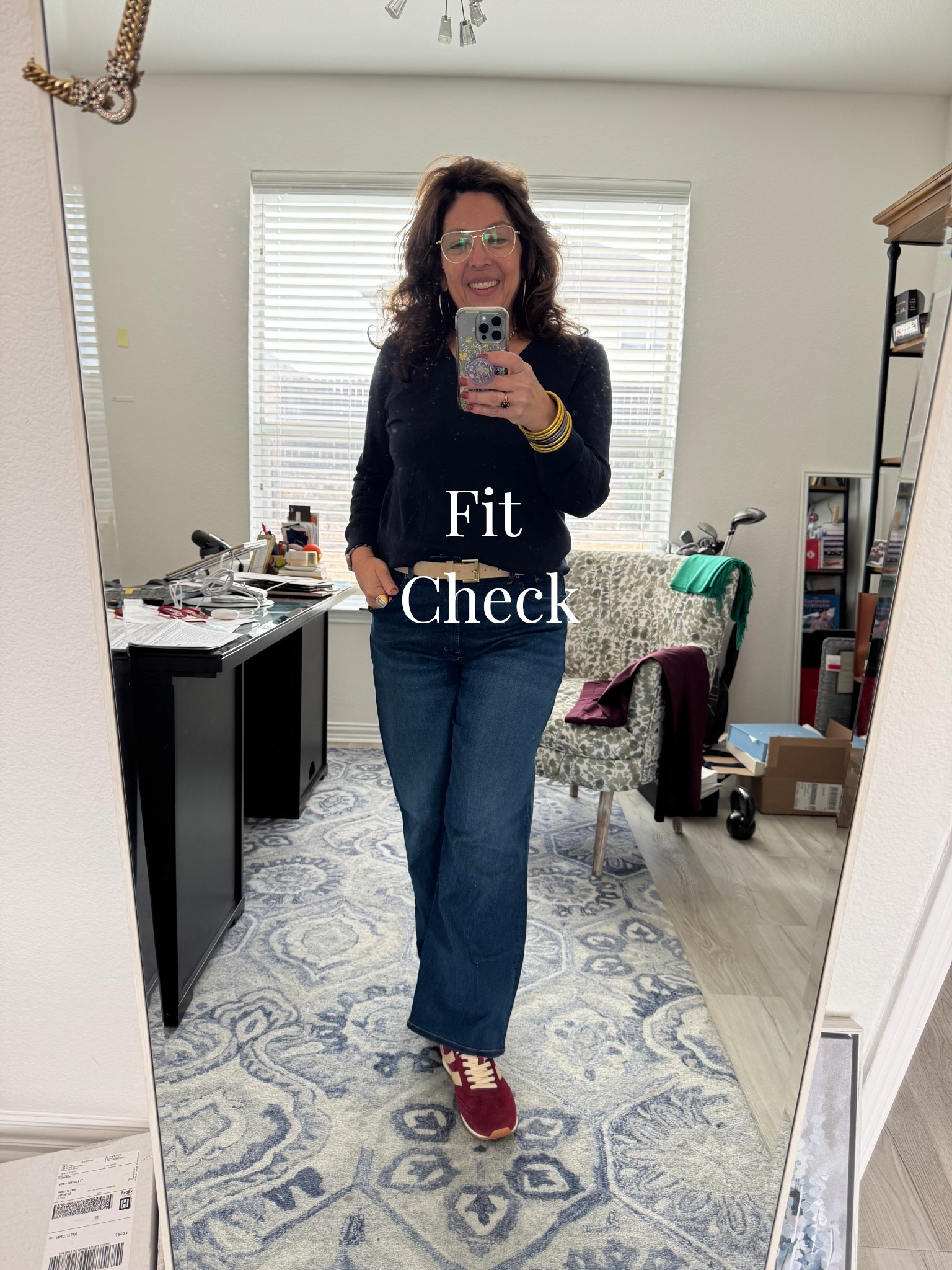 What I am wearing to run errands around town. 
Jeans 👖 sweater and my fave sneakers. 
Jeans and sneakers are under $100  

#LTKootd #LTKdayinmylife #LTKgrwm