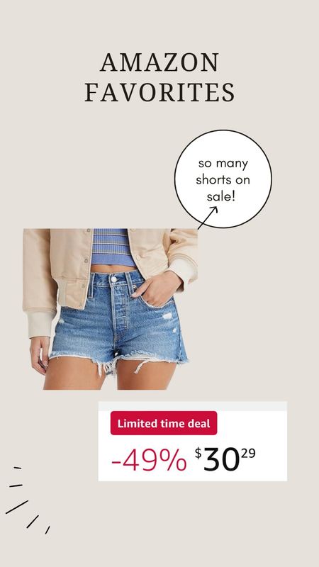 Levi's Women's 501 Original Shorts (Also Available in Plus)
Memorial Day sale 
Amazon fashion find 

#LTKFindsUnder50 #LTKVideo #LTKSaleAlert