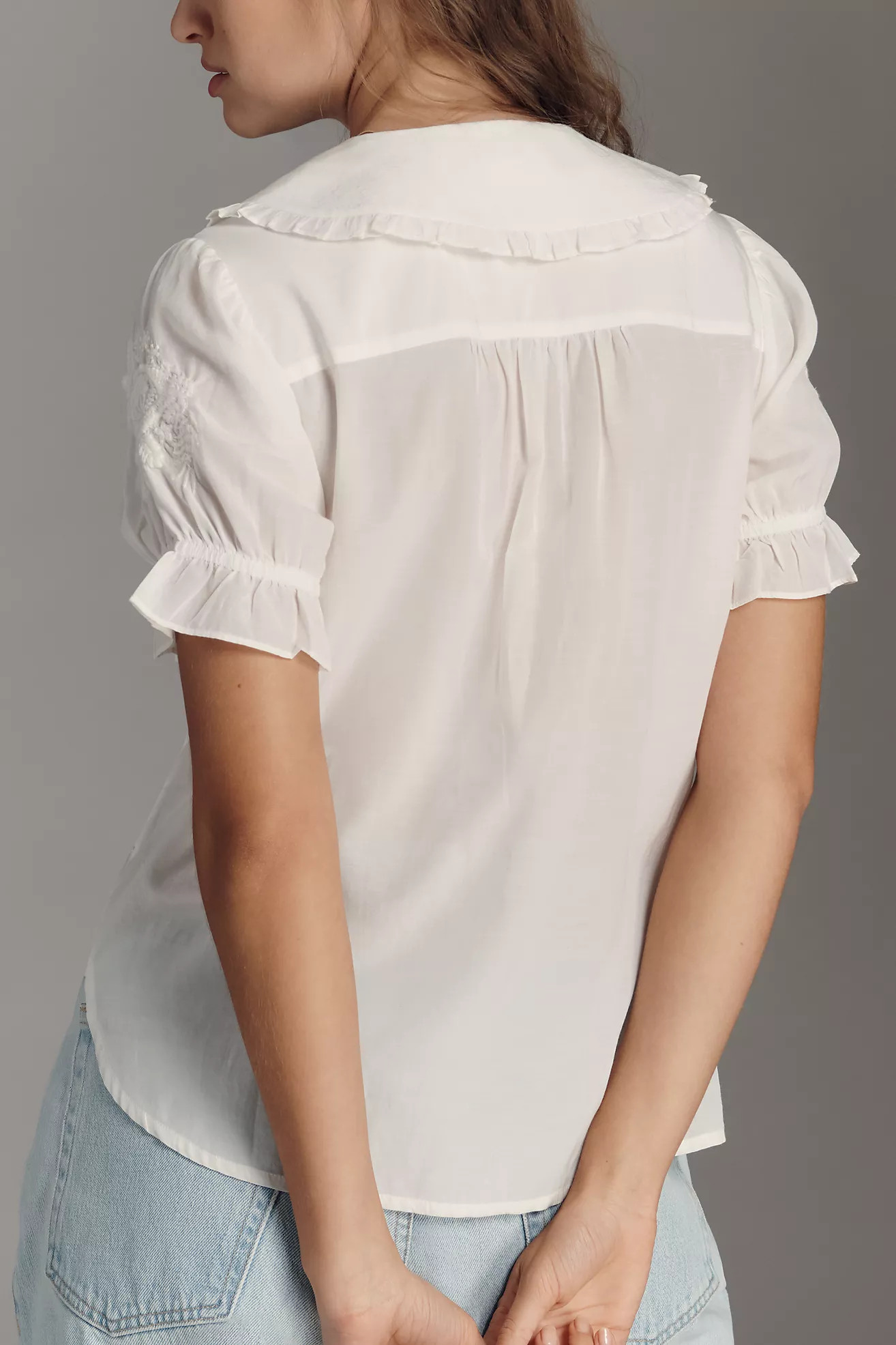 The Keira Blouse by Pilcro | Anthropologie (US)