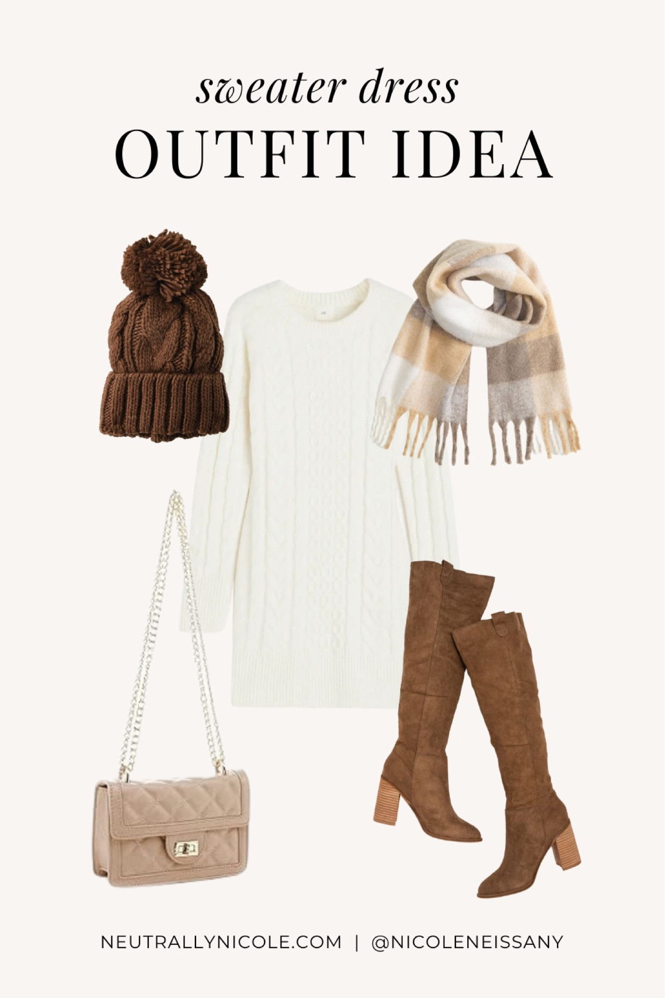 Sweater dress outfit — perfect for brunch, parties, date night & more!

// fall sweater dress outfit, winter sweater dress outfit, sweater dress, sweater dress outfit, fall fashion, fall outfit, fall outfits, fall trends, winter fashion, winter outfit, winter outfits, winter trends, what to wear for the holidays, holiday outfit, Christmas outfit, dressy casual outfit, dressy outfit, casual outfit, everyday outfit, coffee outfit, brunch outfit, date night outfit, holiday party outfit, party outfit, gifts for her, holiday gift guide for her, gift guide, cable knit sweater dress, mini sweater dress, chunky beanie, pom beanie, plaid scarf, knee high boots, fall boots, winter boots, Amazon fashion, Lulus, Abercrombie, Dolce Vita, Vici, vicidolls, Revolve, neutral outfit (12.4)

#liketkit 

#LTKSeasonal #LTKsalealert #LTKshoecrush #LTKfindsunder100 #LTKfindsunder50 #LTKparties #LTKitbag #LTKHoliday #LTKtravel #LTKstyletip #LTKGiftGuide
