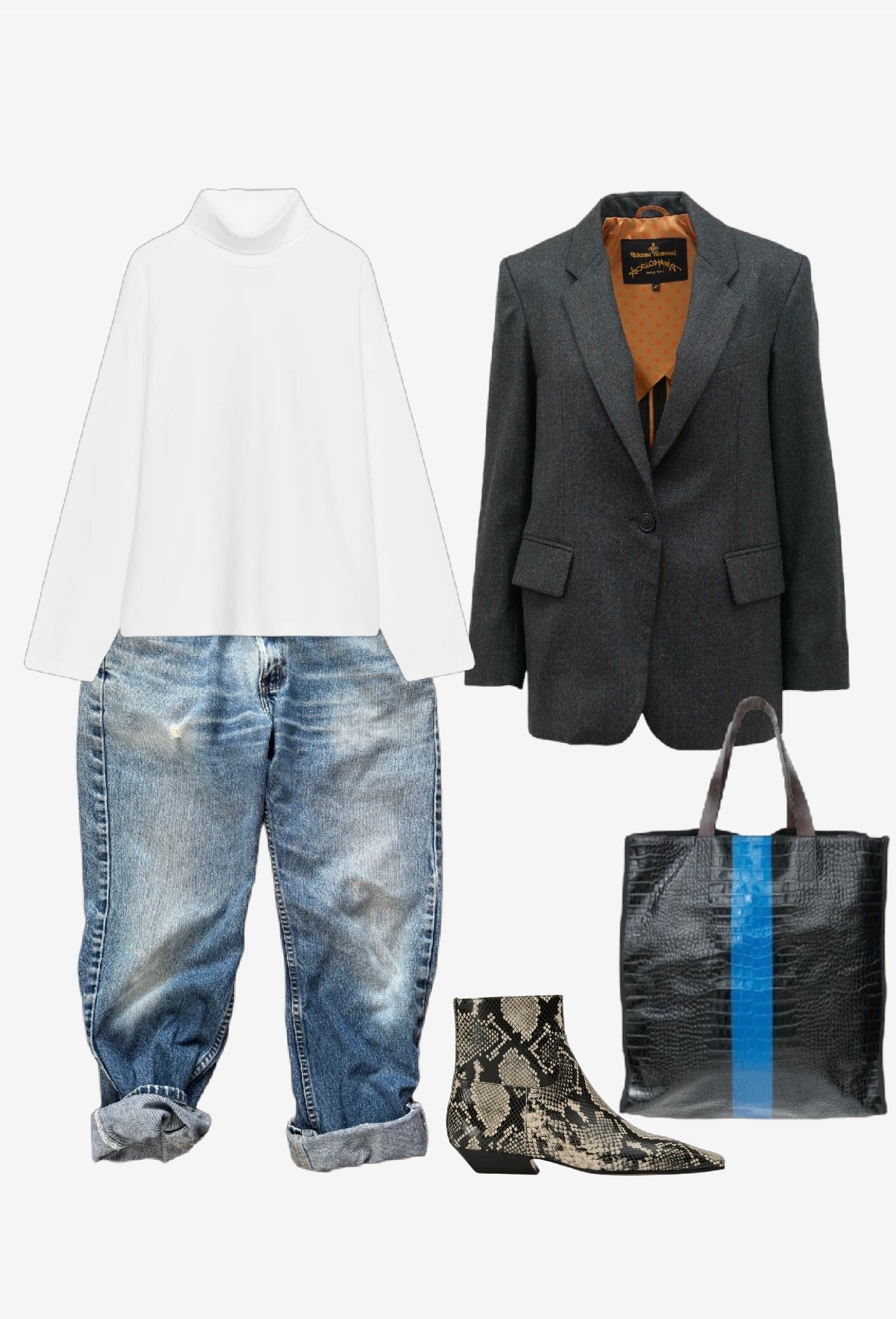 Jacket, jeans, and bag are secondhand/vintage. 

#LTKootd #LTKOver40