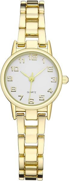 TWOPTION Womens Waterproof Wrist Watch,Women's Small Thin Analog Bracelet Quartz Watch Dainty Christmas Gifts | Amazon (US)