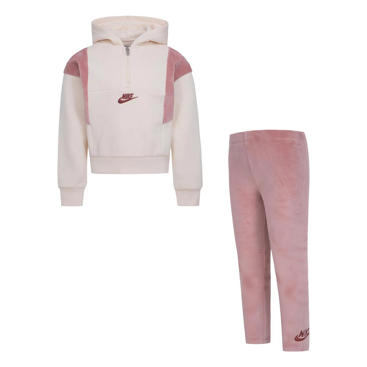 Girls 4-6x Nike Swoosh Logo Hoodie and Leggings Set | Kohl's