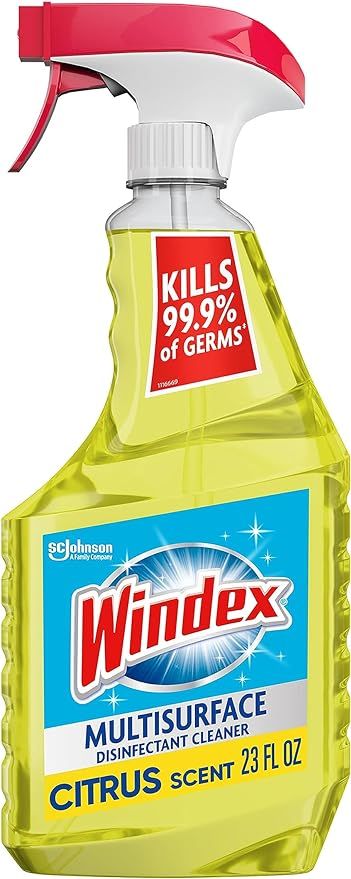 Windex Multisurface Cleaner and Disinfectant Spray, Kills 99.9% of Germs, Viruses and Bacteria, C... | Amazon (US)