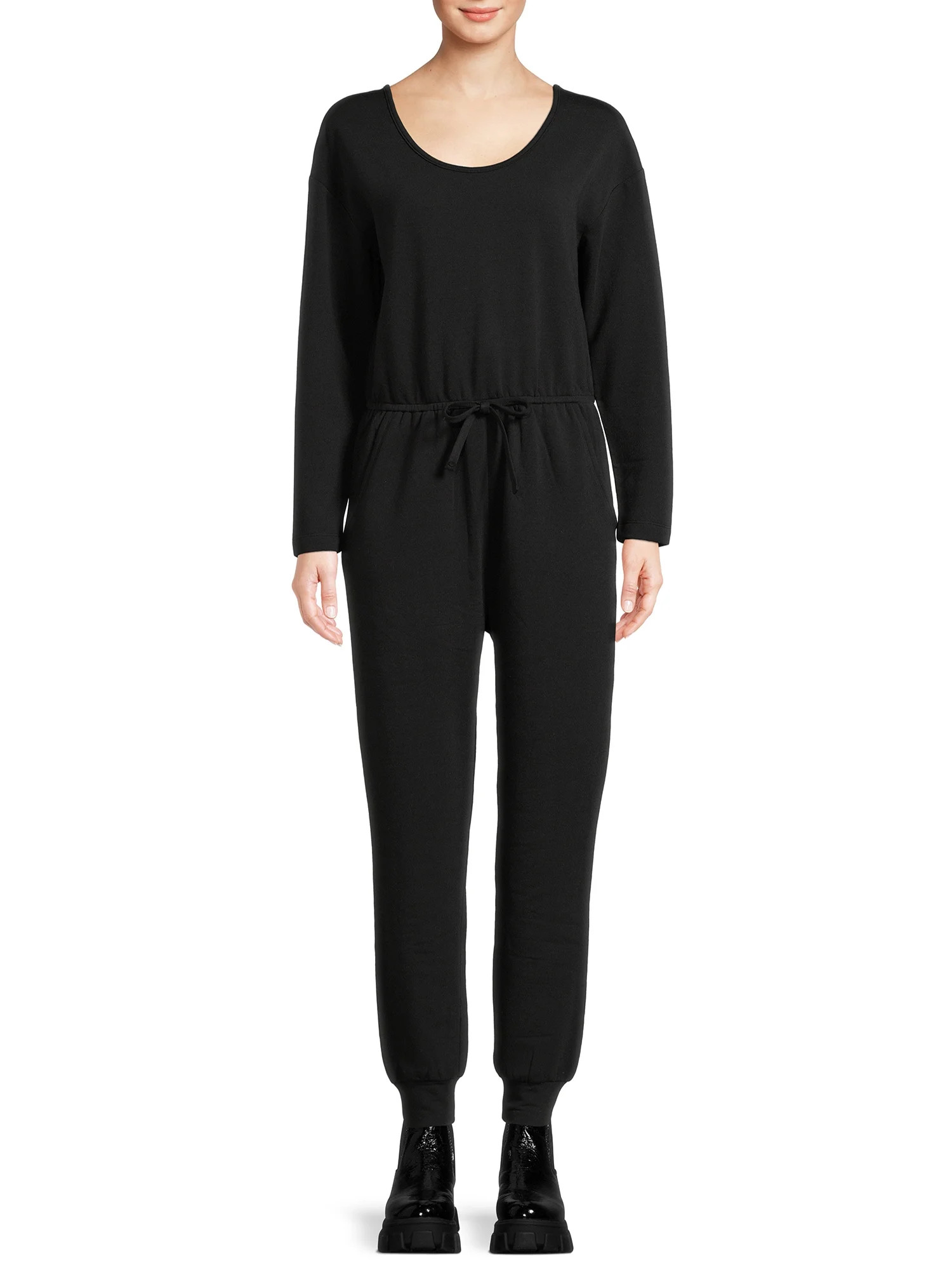 No Boundaries Juniors Long Sleeve Jumpsuit | Walmart (US)