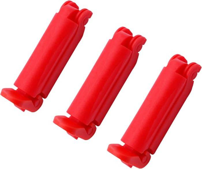 3 Pieces Car Seat Belt Clip Buckle Baby Car Seat Safety Belt Slip Slip-Resistant Clips (Red 3 Pie... | Amazon (US)