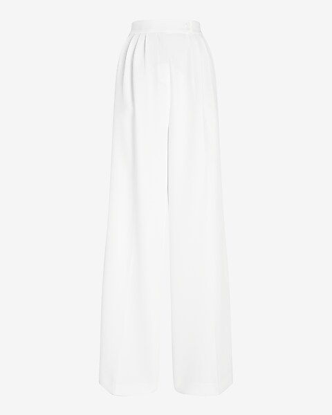 High Waisted Side Tab Wide Leg Pant | Express