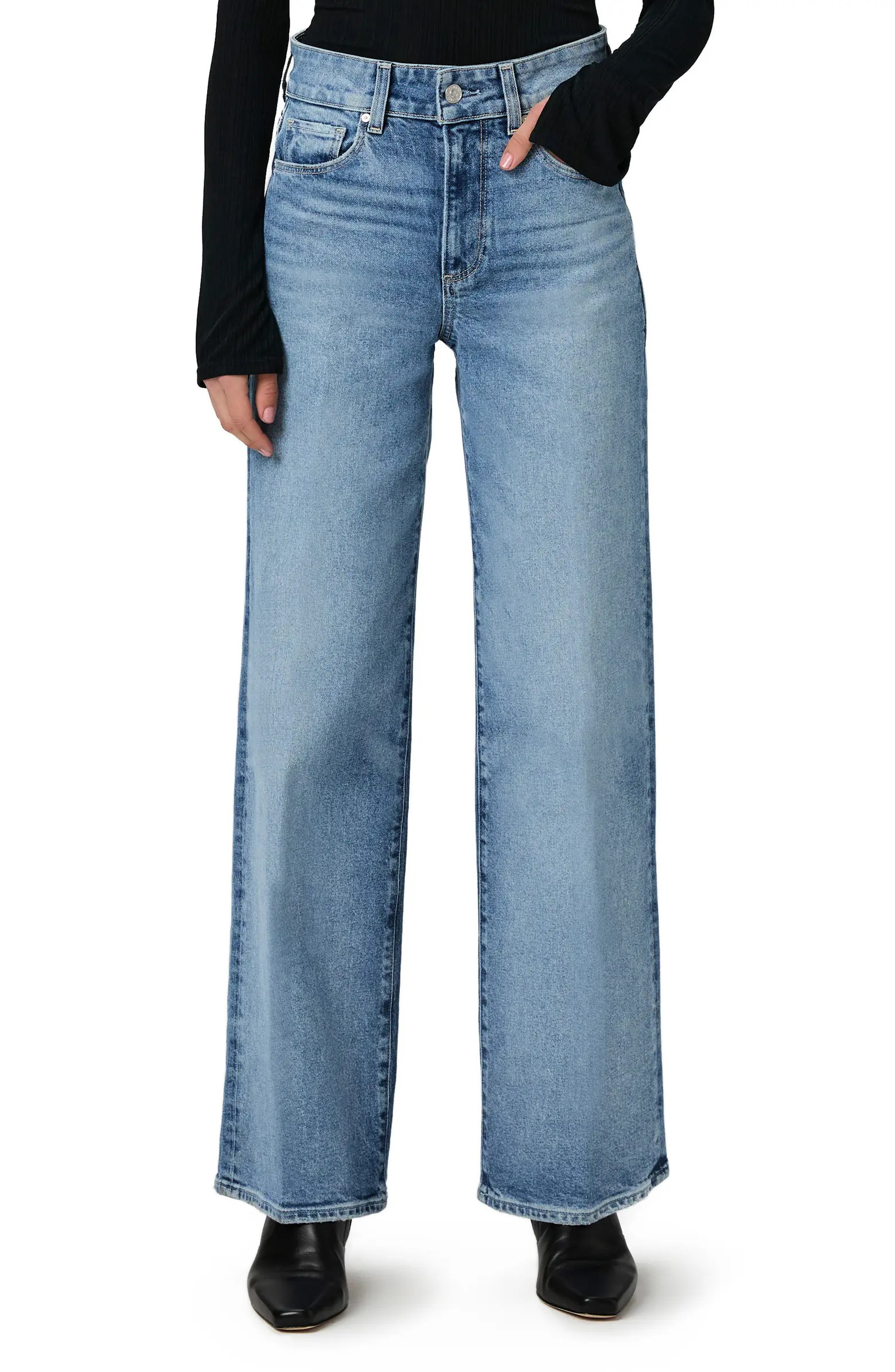 PAIGE Sasha High Waist Wide Leg Jeans | Nordstrom | Nordstrom