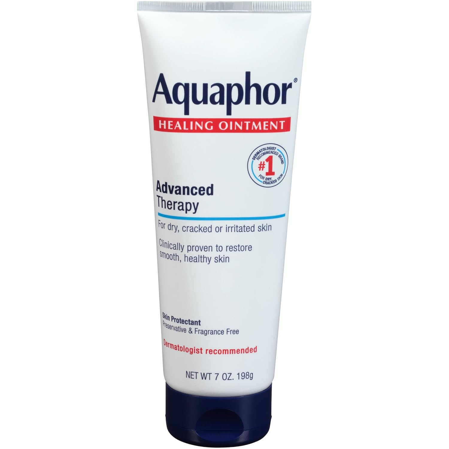 Aquaphor Healing Ointment, Dry Skin Moisturizer for Hands, Heels, Elbows, Lips, Fragrance Free, 7... | Amazon (US)