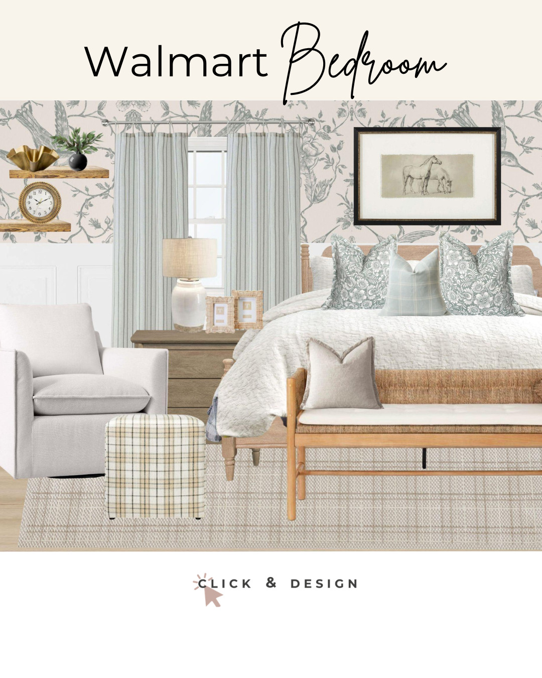 Check out our latest Curated Bedroom from Walmart! My Texas House  

 