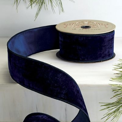 French Velvet Taffeta Back Ribbon | Frontgate