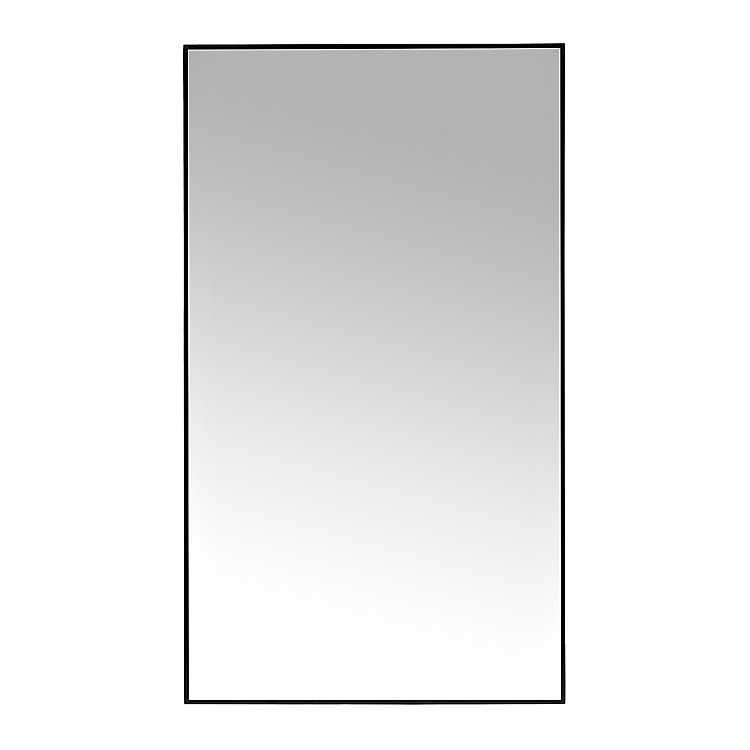 New! Black Metal Rectangle Framed Wall Mirror | Kirkland's Home