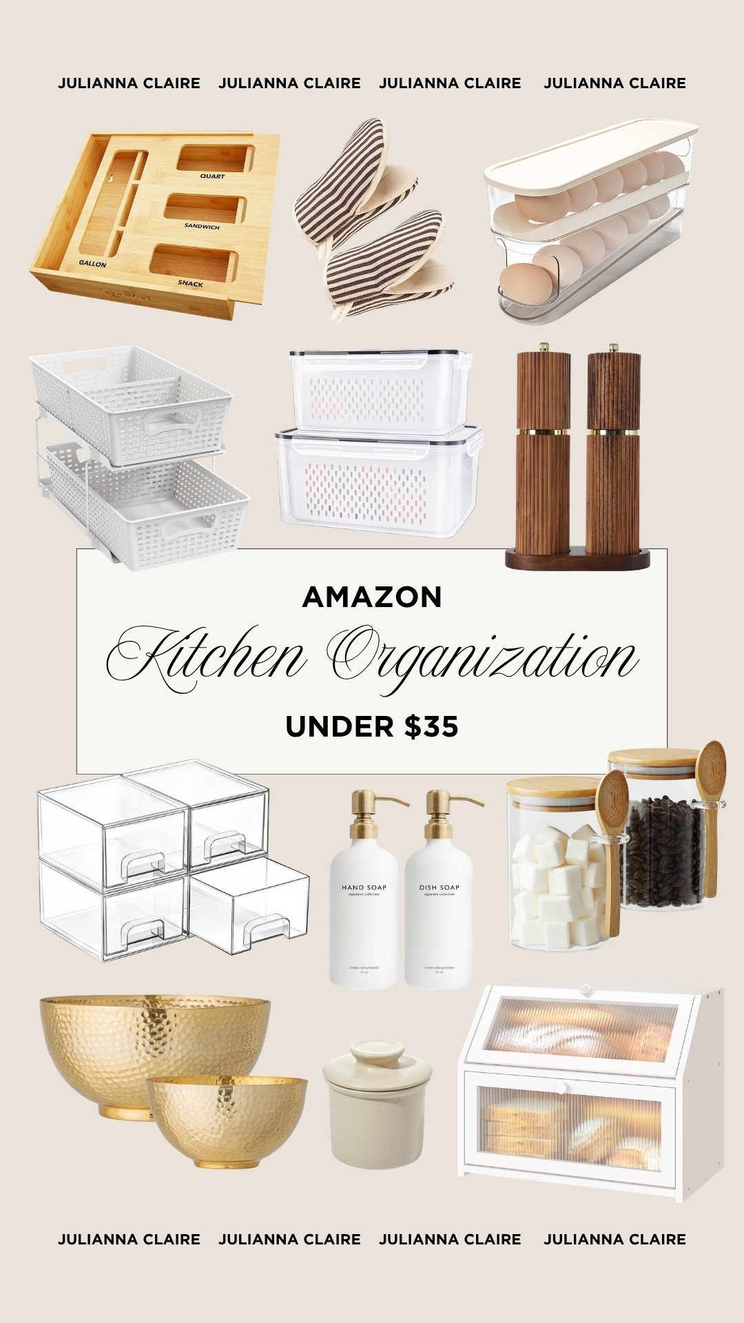 Amazon kitchen organization must haves under $35!

#LTKHome