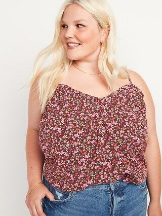 Scoop-Neck Floral Swing Cami Blouse for Women | Old Navy (US)