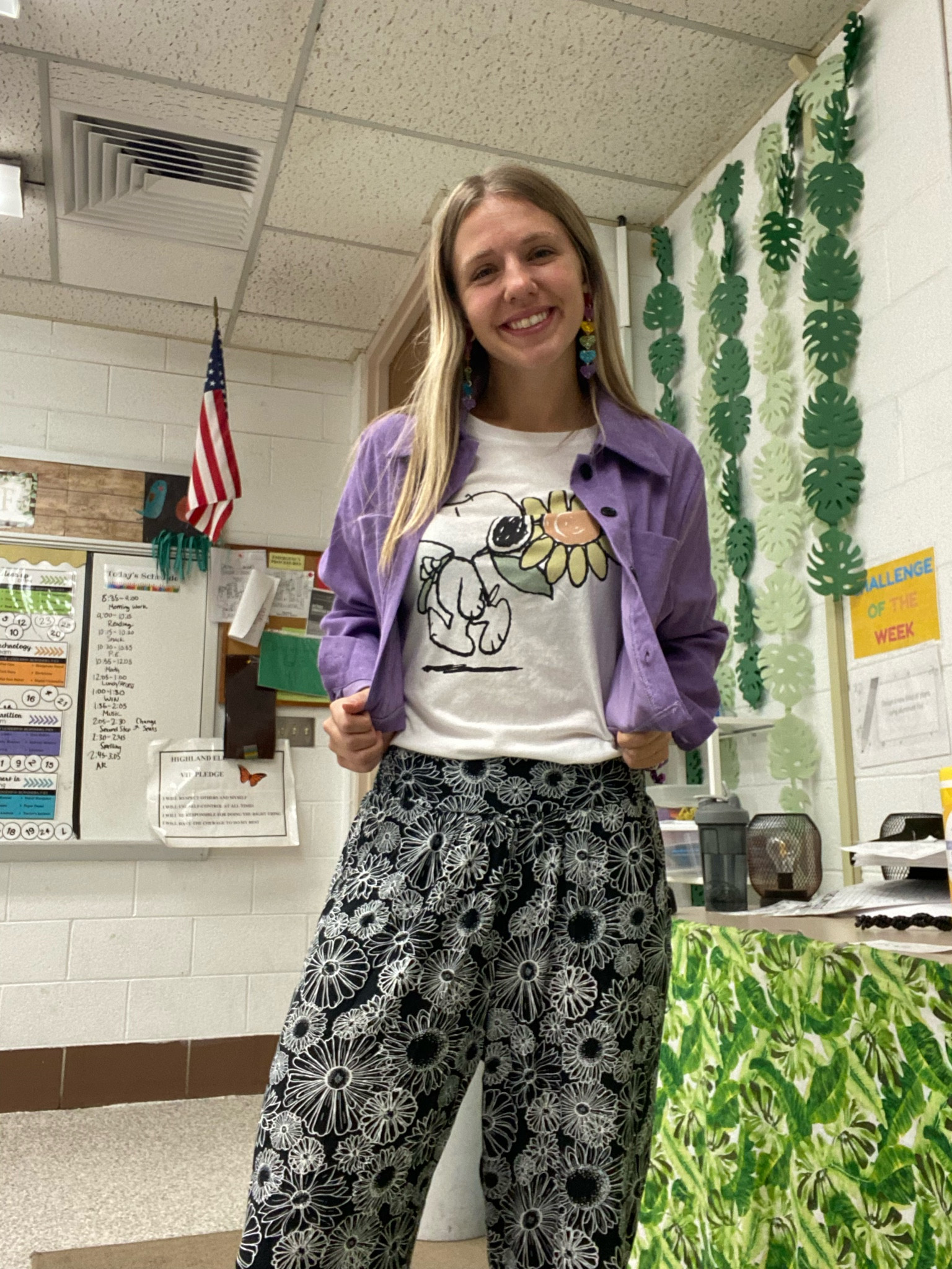 I love this comfortable outfit! The snoopy graphic Tee is so fun and pair it with the sunflower pants, it’s a great combo. We wear purple on Mondays in November for Alzheimer’s awareness 

#LTKfindsunder50 #LTKbeauty #LTKstyletip