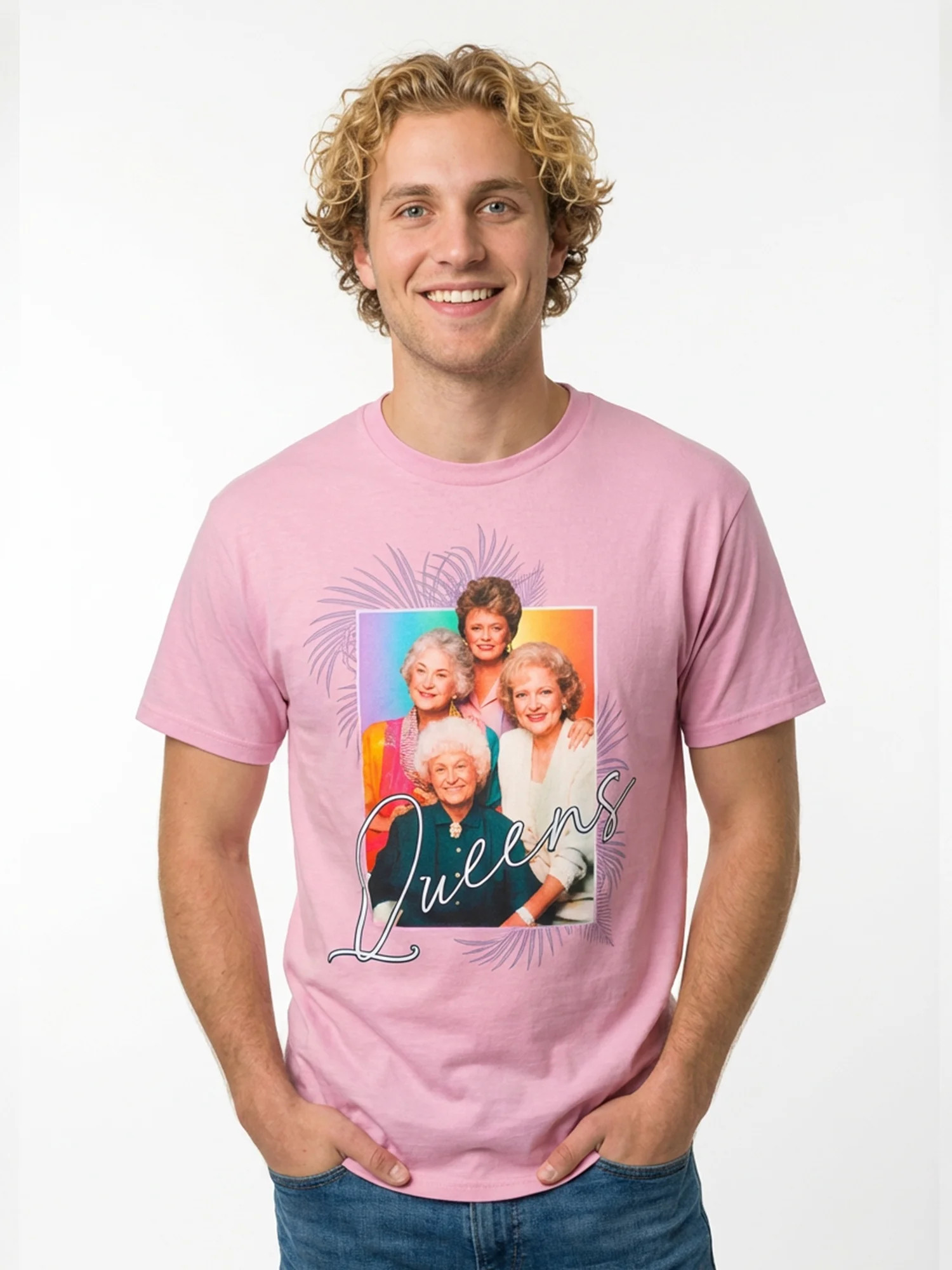 The Golden Girls, Men's & Big Men's Pride Graphic Tee, Queens, Sizes S-3XL - Walmart.com | Walmart (US)
