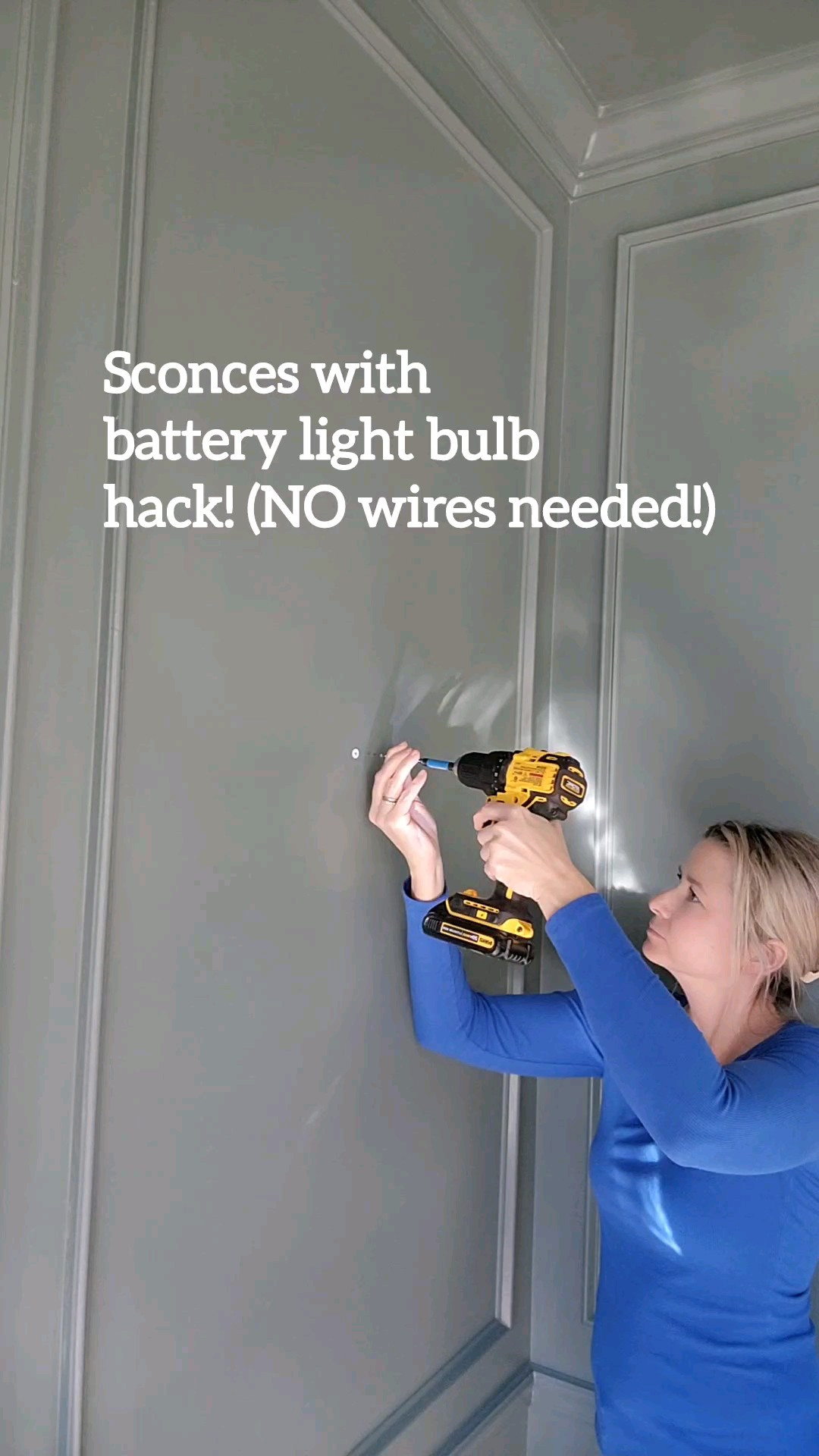 No need to hardware these beautiful sconces!  Just use rechargeable, battery lightbulbs!

#LTKWatchNow #LTKHome #LTKFindsUnder50