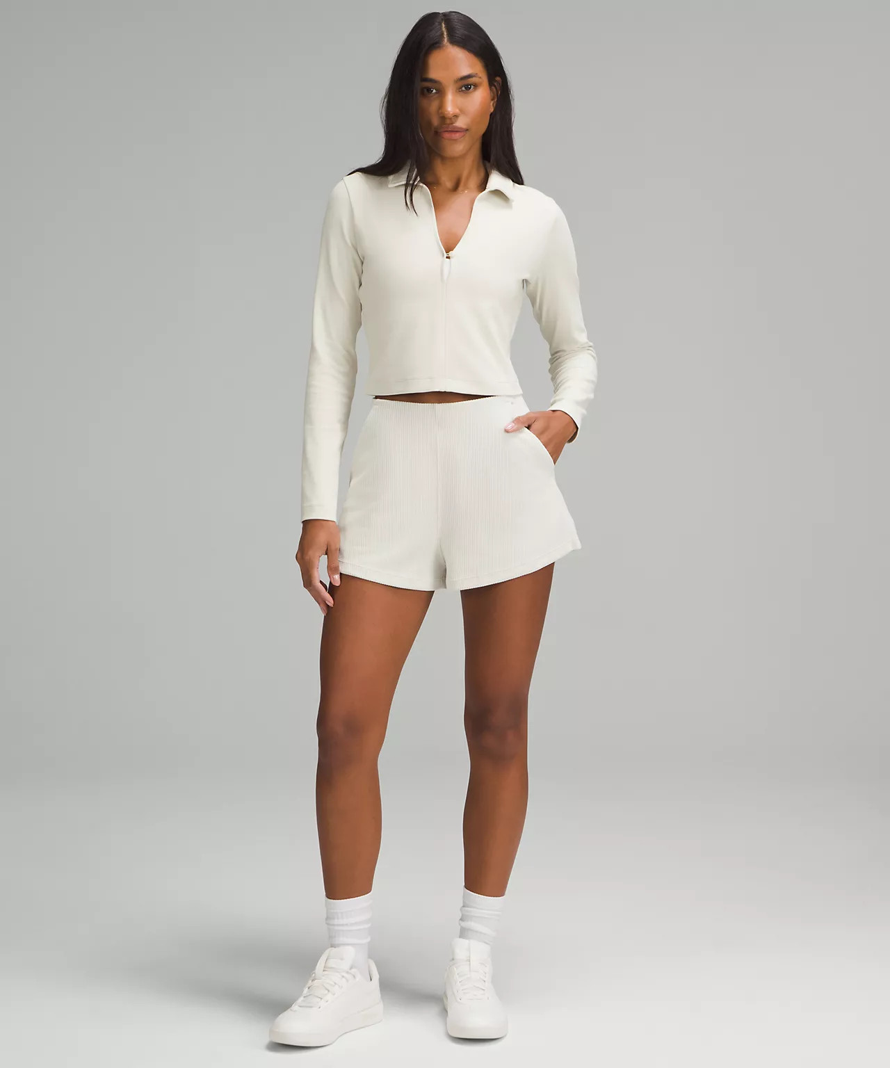 Ribbed Softstreme High-Rise Short 2" | Lululemon (US)