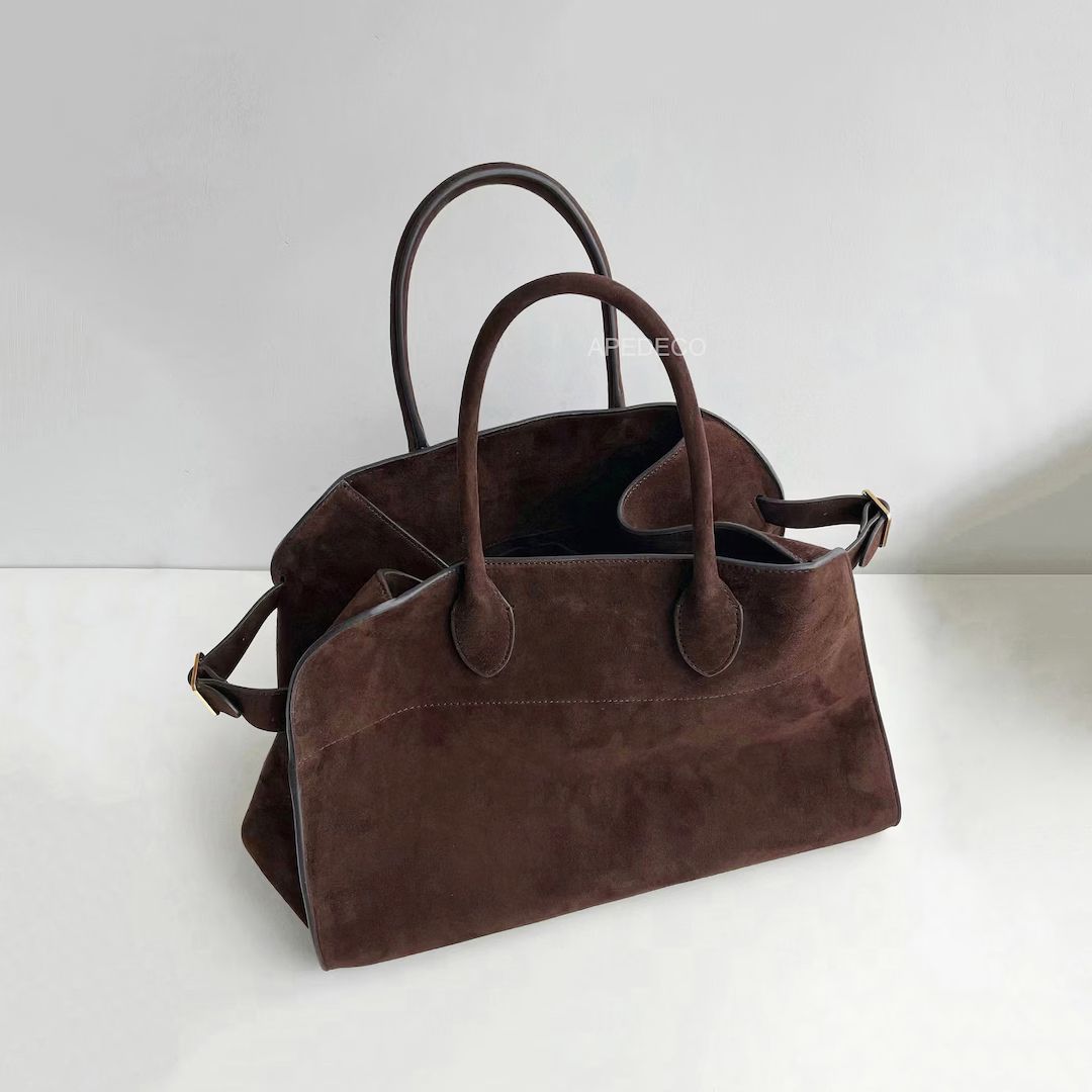 Suede Tote Bags, Luxury Leather Tote Bags for Women, Minimalist Handbags, Top Handle Bags, Suede ... | Etsy (UK)