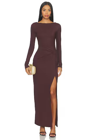 4th & Reckless Geri Dress in Chocolate from Revolve.com | Revolve Clothing (Global)